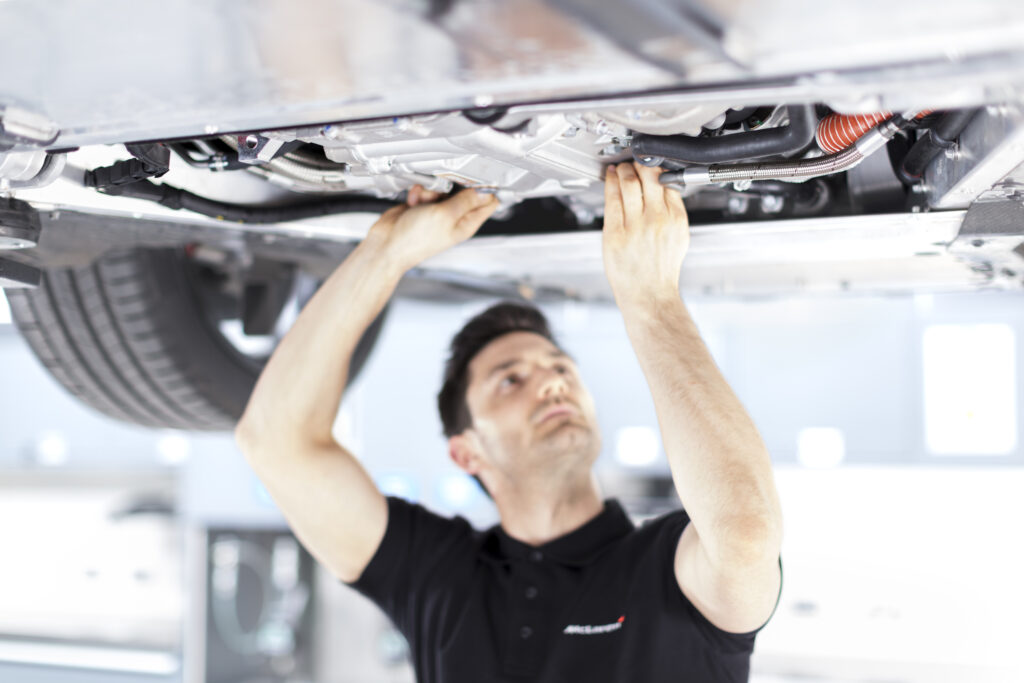 Genuine Parts Under Car Workshop Image (2)